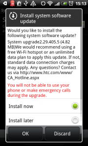 HTC Desire 2.29.405.5 Instalare Firmware