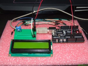 Arduino LCD - Alimentare VCC, GND