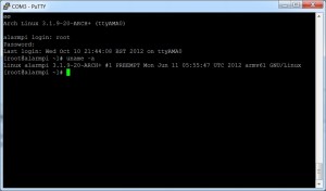 ArchLinux login via serial port