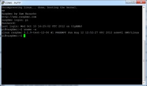 Raspberry Pi login via serial port